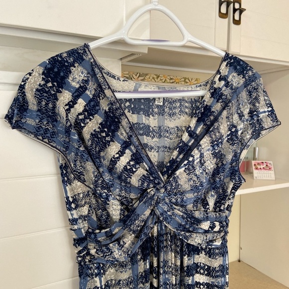 Y2K Patterned Mini Dress - Picture 4 of 6